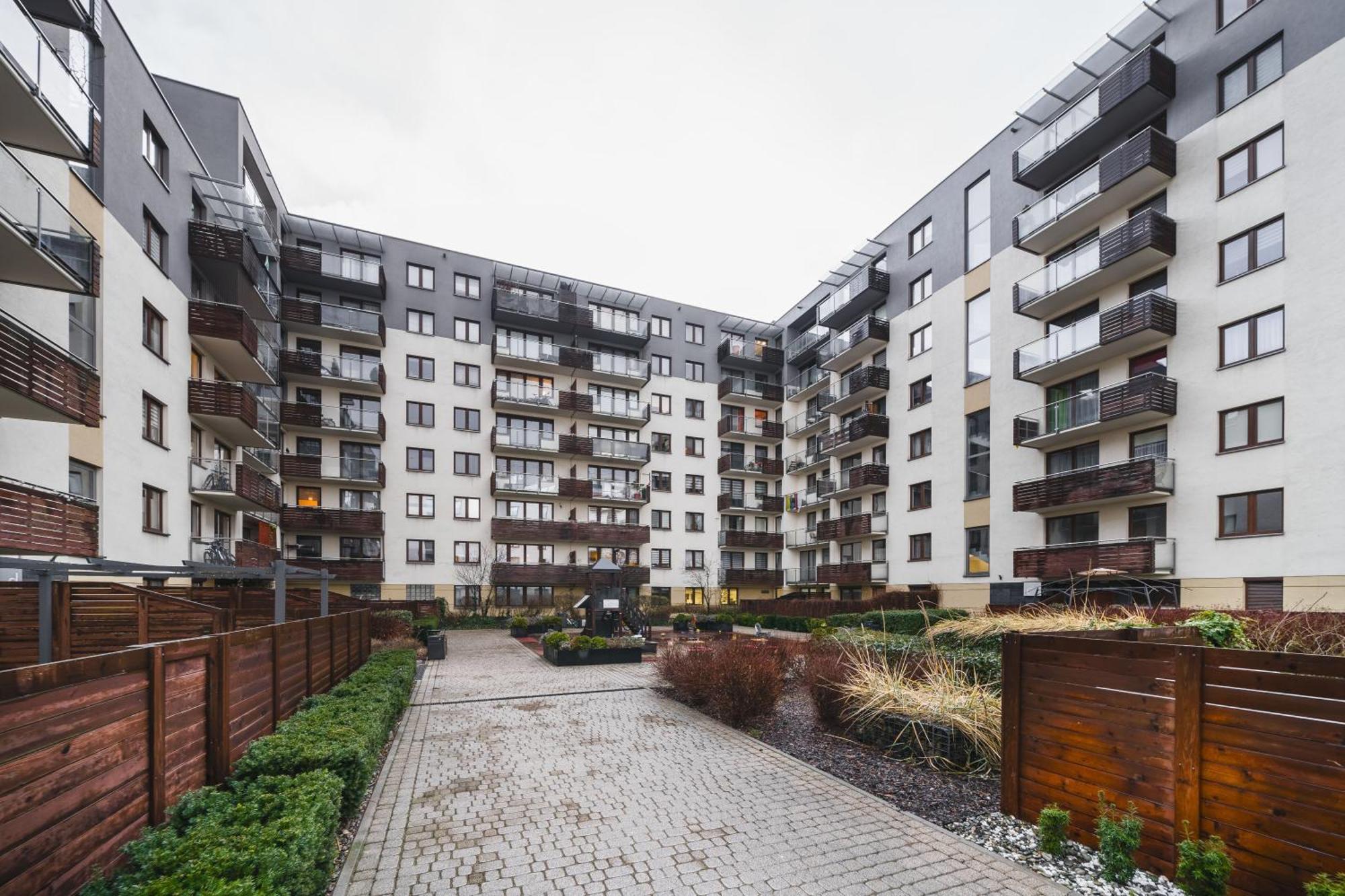 Appartamento Apartament Z Tarasem Oraz Podziemnym Parkingiem Cracovia Esterno foto